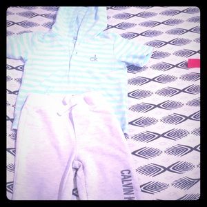 Calvin open outfit for baby boy